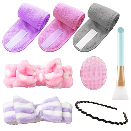Headband for Women Washing Face and Spa Headbands by GNAWRISHING, Use for Makeup Headband, Facial Headband and Hair bands for Washing Face