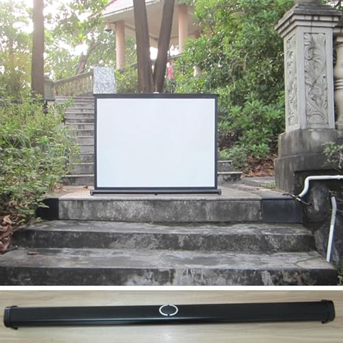 Pantalla manual para proyector 50in HD 16:9 plegable portátil