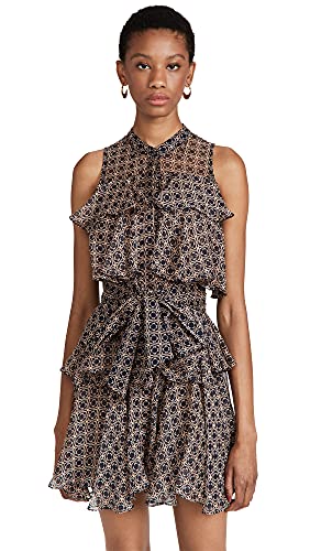 Misa Women's Emogene Dress, Tamarin Tile, Print, Large