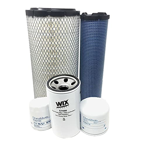 CFKIT Maintenance Filter Kit Compatible with Kubota M5-111 Tractors w/ C3800 Tier 4 Eng.