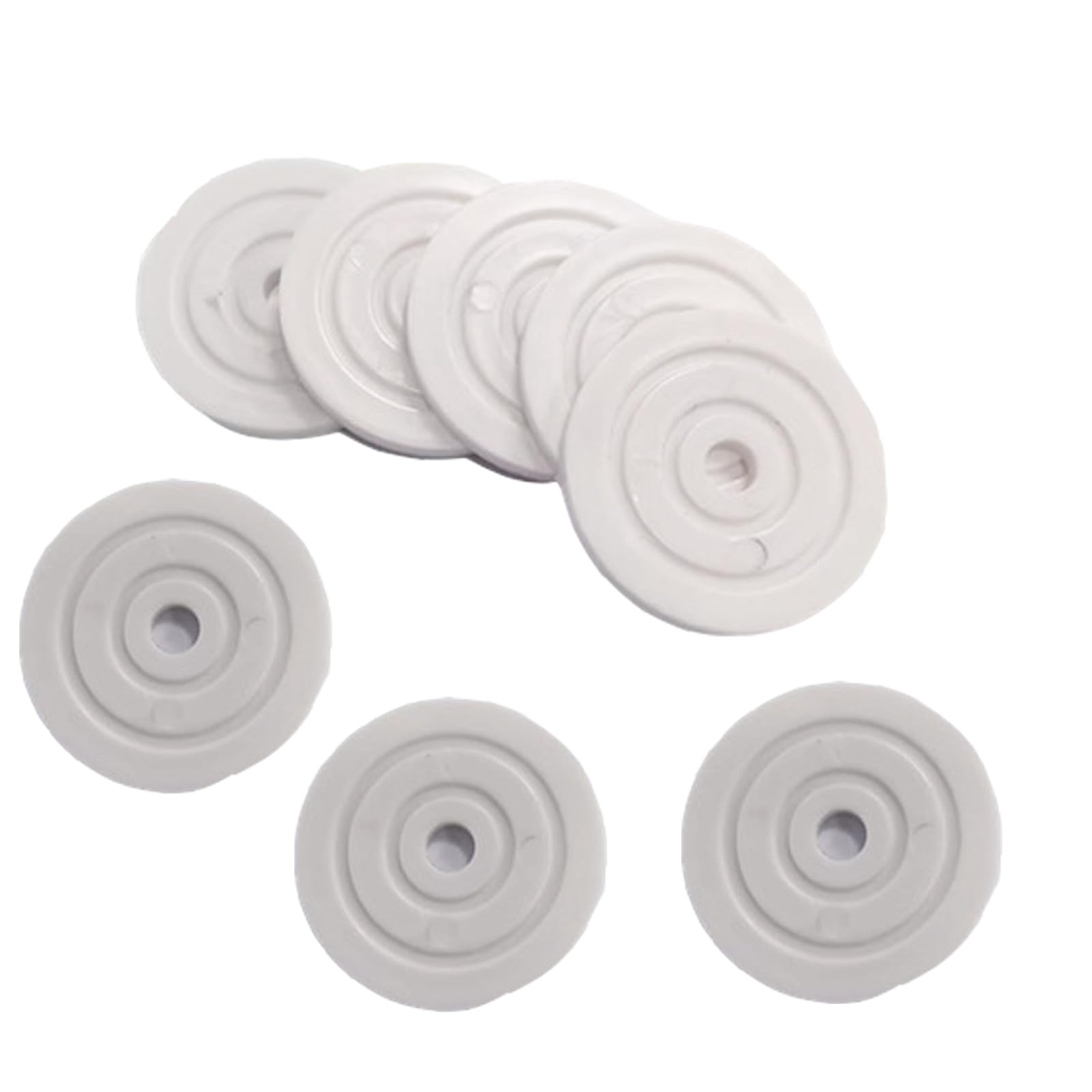 LUtfi Bird Cage Protection – Sturdy and Aesthetic Plastic washers for Bird Cage Accessories,Parakeet cage Accessories - Pack of 8 Pads (Default)
