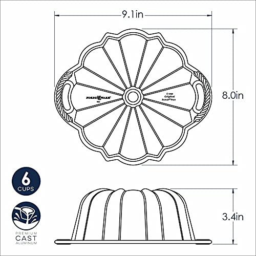 Nordic Ware Tulbandvorm Blossom - - Voor 23.59u, morgen in huis