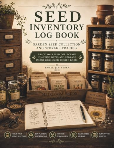 Seed Inventory Log Book: Garden Seed Collection and Storage Tracker