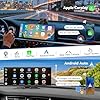 11.5" Extra Large Wireless Apple CarPlay Screen for Car, 4K Portable Car Play Screen & Android Auto HD Touch Screen, Dash Cam Front and Rear, App Control, Mirror Link, Voice Control, GPS, Bluetooth