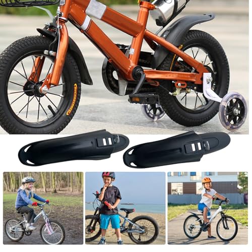 Guardabarros para bicicleta de montaña infantil protector contra salpicaduras flexible 4