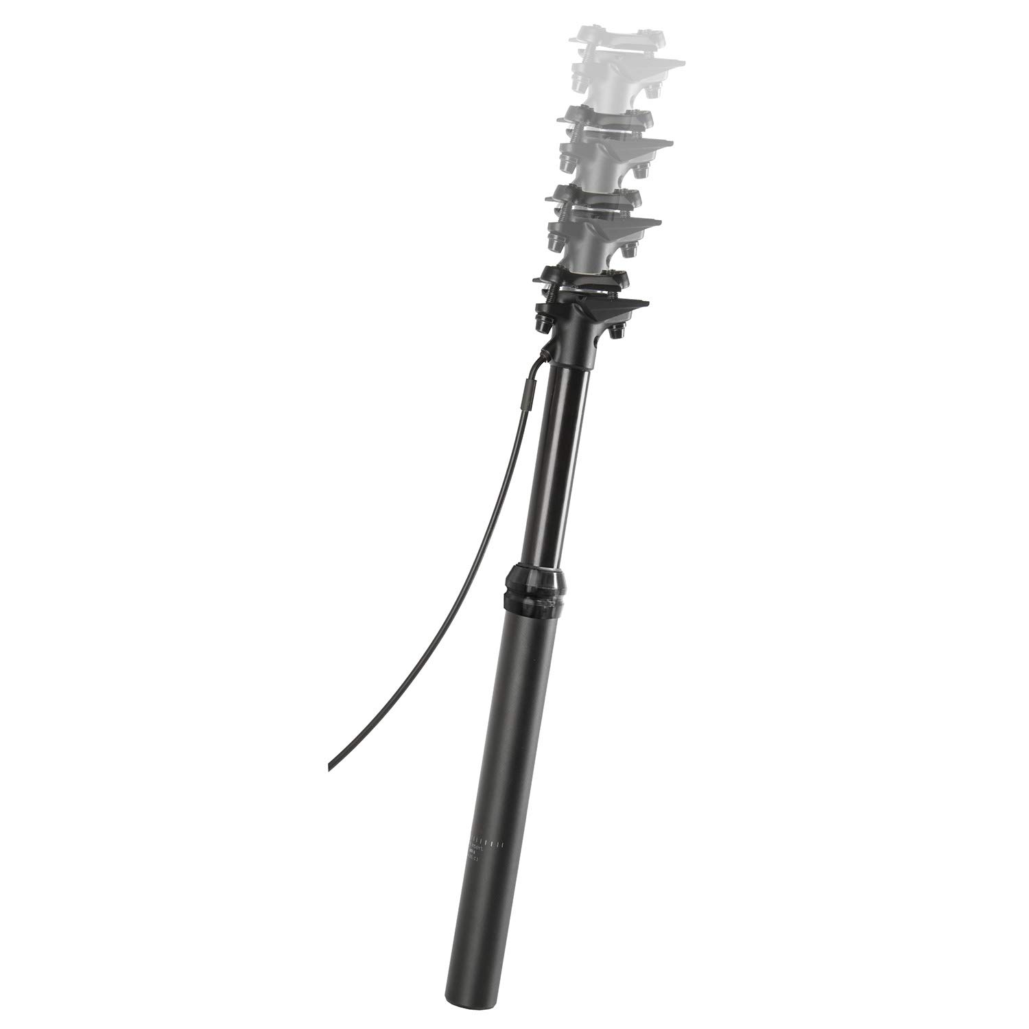 M-Wave Height-adjustable seat post Levitate EX 125, black, -, 12522411, diameter 31,6 mm - Image 2