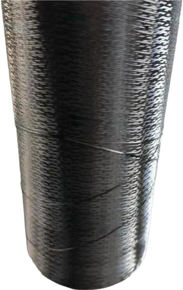 1K Carbon Fiber Durability Filament Length 100M, 3800MPa Tow Filament Yarn Thread Tape 1 Piece