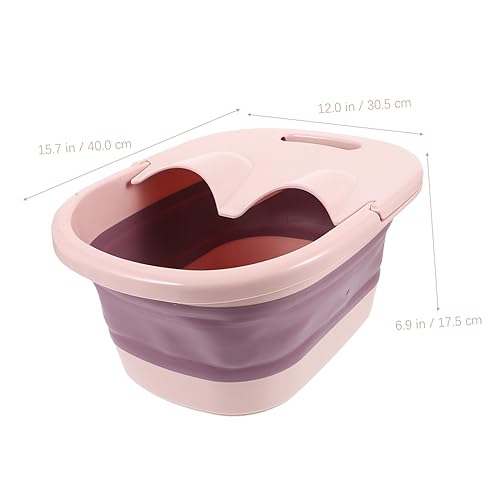 Miniatura 9 de minkissy Cubo de masaje de pies Bañera de pies Bañera de remojo para el hogar Cuenca de remojo de pies Cuenca de lavado de pies