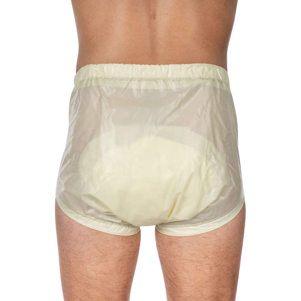 Suprima Inkontinenz-Slip PVC mit verstellbarem Beingummi in Softgelb XL