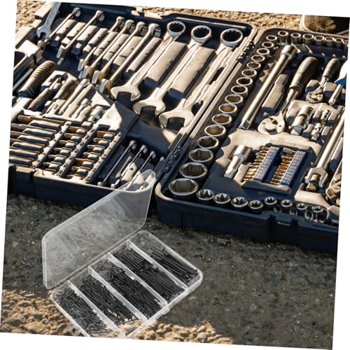 Image of 1set Multipurpose Hardware Nails Assorted Picture Hanging Accessories Handy Tool Box Wall Fixation for Frames Boards Decor Projects