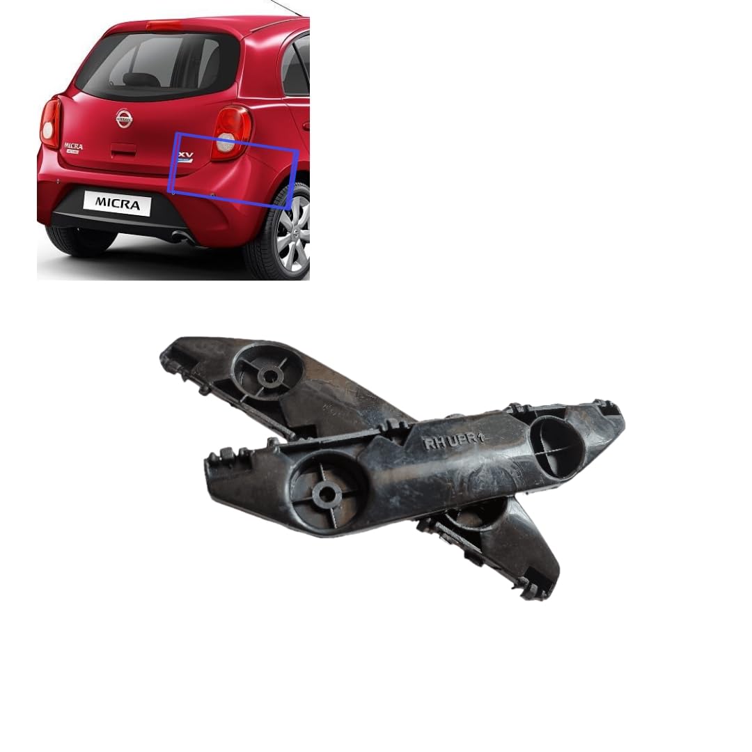 Car Accessories for (Rear Upper Bumper Bracket For Micra [2010-2013] ABS Plastic Heavy Duty,Lock (2Pis Left & Right Side) Automotive Part-622241HA0A
