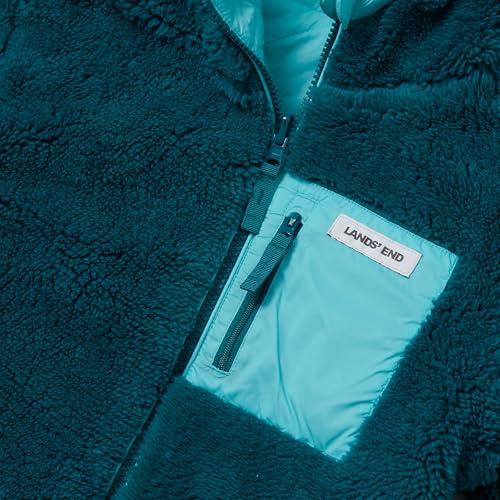 Lands' End Kids Reversible Water Resistant Sherpa Insulated Jacket4