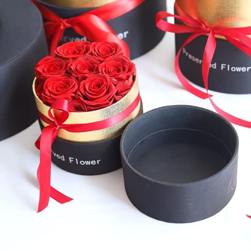 Preserved Rose in a Box Real Roses That Lasts for Years Long Lasting Roses Valentines Day Gifts for Women Her from Daughter, Fresh Flowers for Delivery Prime Birthday Gifts (7 Roses)