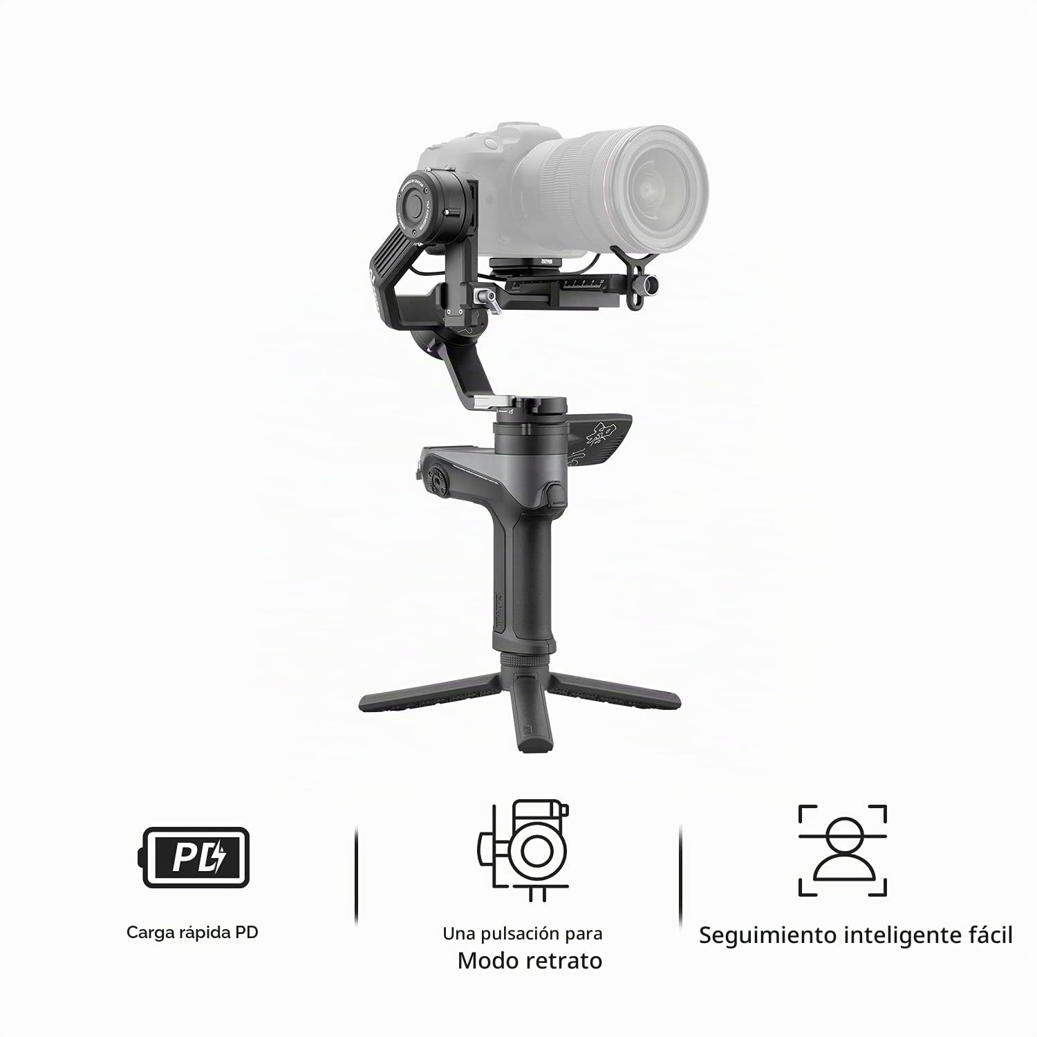 ZHIYUN Weebill 2 Gimbal Estabilizador de Mano de 3 Ejes para Cámaras sin Espejo DSLR Compatible con Panasonic, Canon, Sony, Fujifilm y BMD BMPPC (Combo Package)