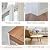 Frienda 1/2In x 1/4In x 33Ft Weather Stripping Door Seal Strip High Density Foam Tape Adhesive Insulation Tape Door Weatherproof Soundproofing Insulation Strip Roll for Air Conditioning Window Door
