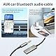 Mcdodo Bluetooth Aux Adapter für Auto,5.3 Aux Adapter Auto KFZ,Kopfhörer,Lautsprecher, Heimkino und Verstärker, USB zu 3.5mm Buchse Bluetooth Empfänger für Sprachnavigation