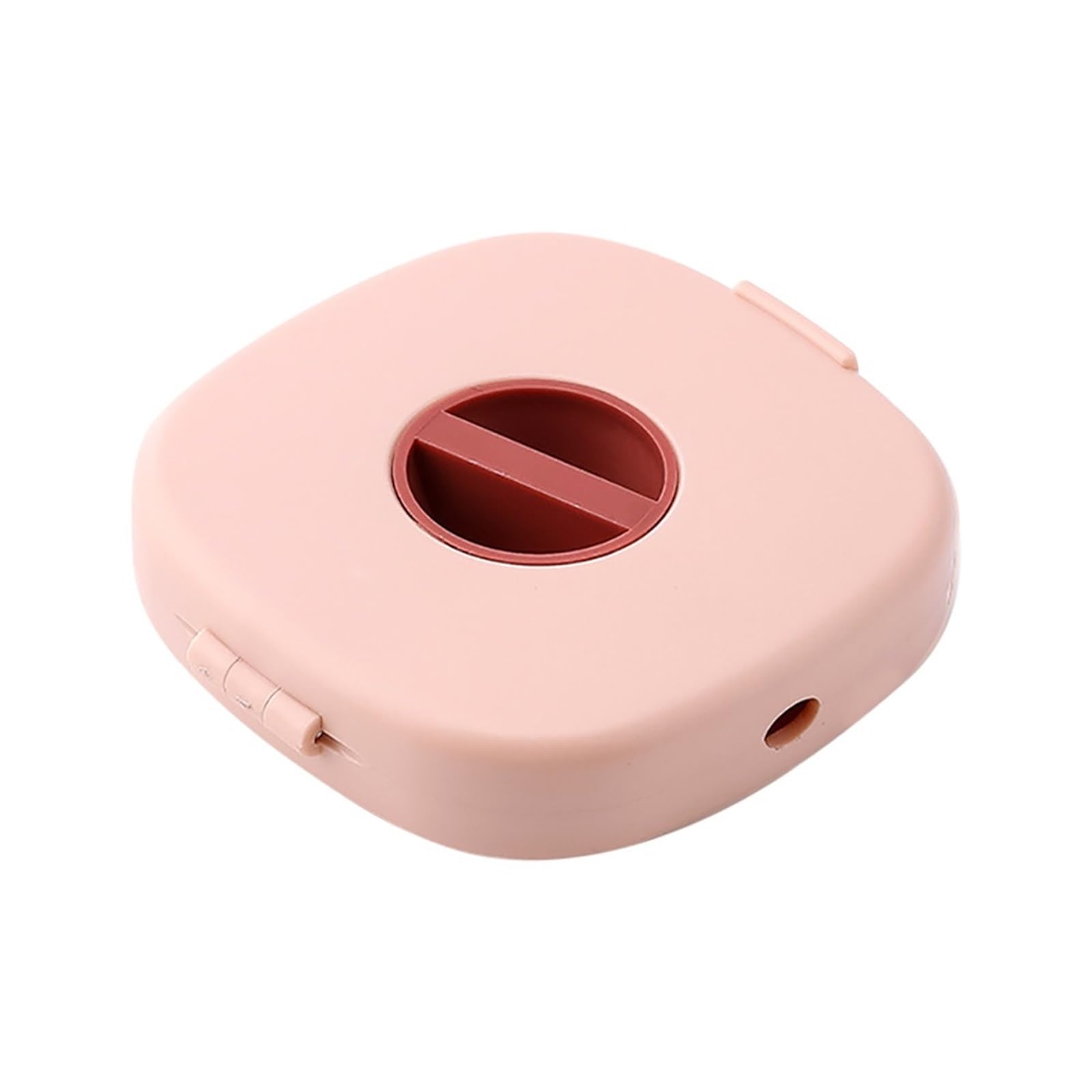 3pcs Portable Rotating Cable Organizer Winder Box - Wire Storage Case(Pink)