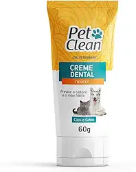 Pasta De Dente Cães Gato Gel Dental Pet Clean Neutro 60g