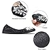 KUNWFNIX Women Ballet Flats Rhinestone Wedding Ballerina Shoes Foldable Sparkly Comfort Slip on Flat Shoes