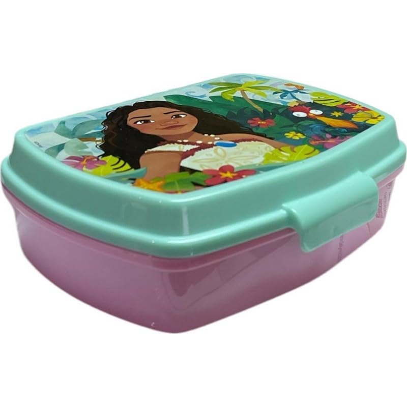 arlis Boîte à goûter Vaiana Disney en Pvc - Lunch Repas Vaiana Disney (Boîte à goûter Vaiana)