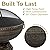 Sunnydaze 30-Inch Large Outdoor Fire Pit - Wood Burning Fire Pit for Outside with Poker and Screen - Black Finish - Regal Cauldron