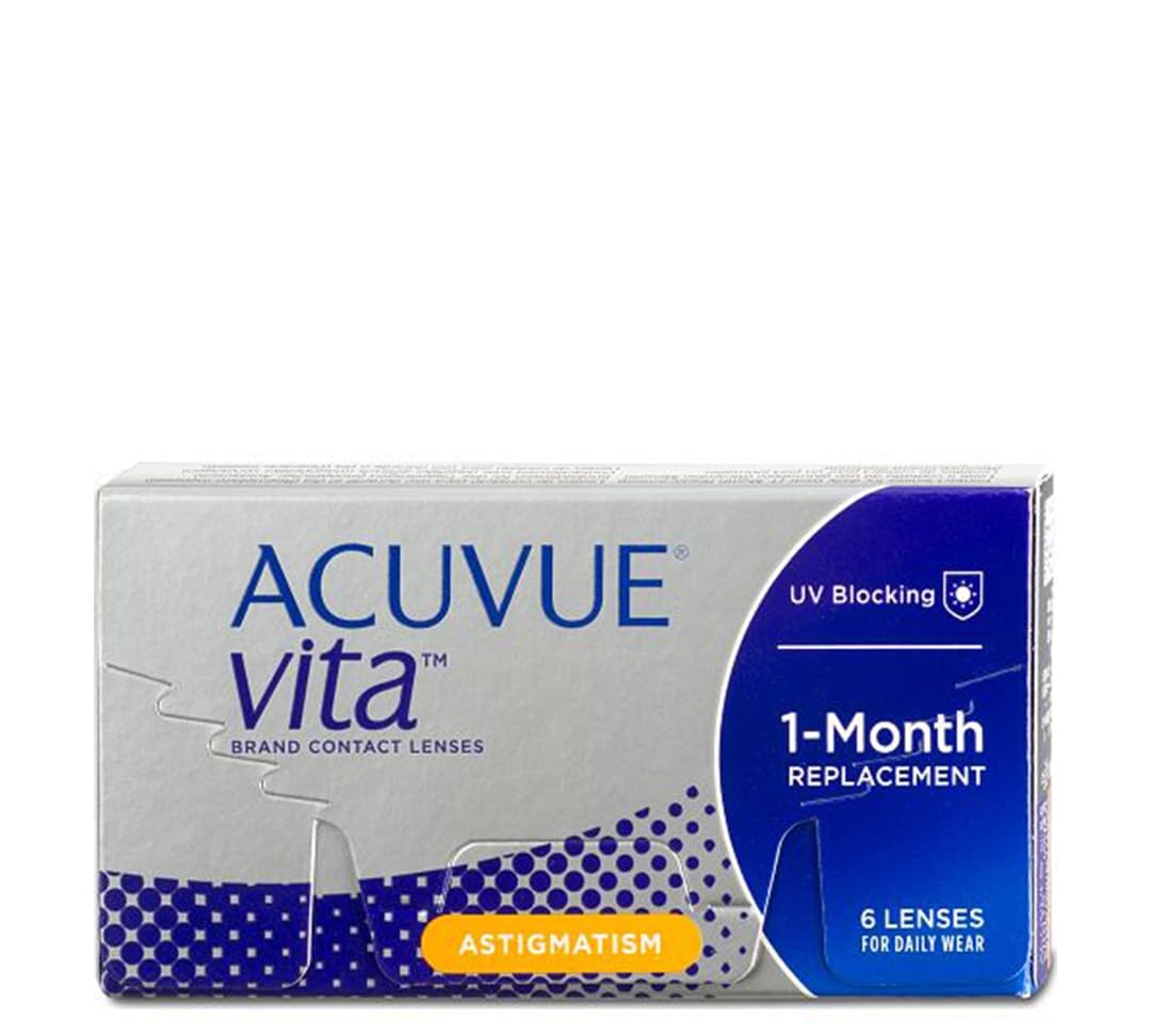 ACUVUE® VITA™ for ASTIGMATISM - Reemplazo Mensual - protección UV - 6 lentes
