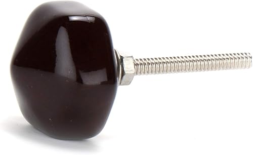 Miniatura 7 de Perilla Home Juego de 6 pomos de cerámica para armarios y cajones, pomos decorativos para el hogar, cocina, gabinete, armario, puerta de cristal,