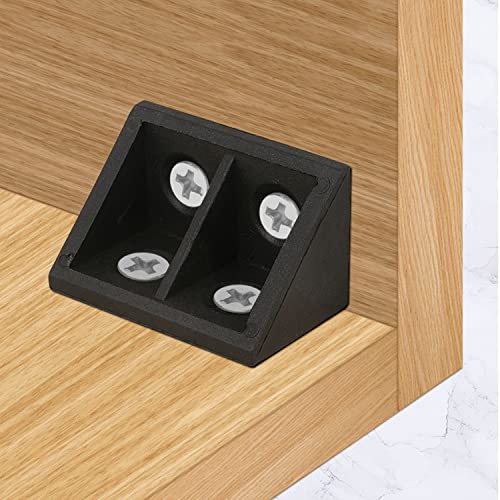 MroMax 20 staffe angolari in ABS, 4,2 x 2 x 2 cm