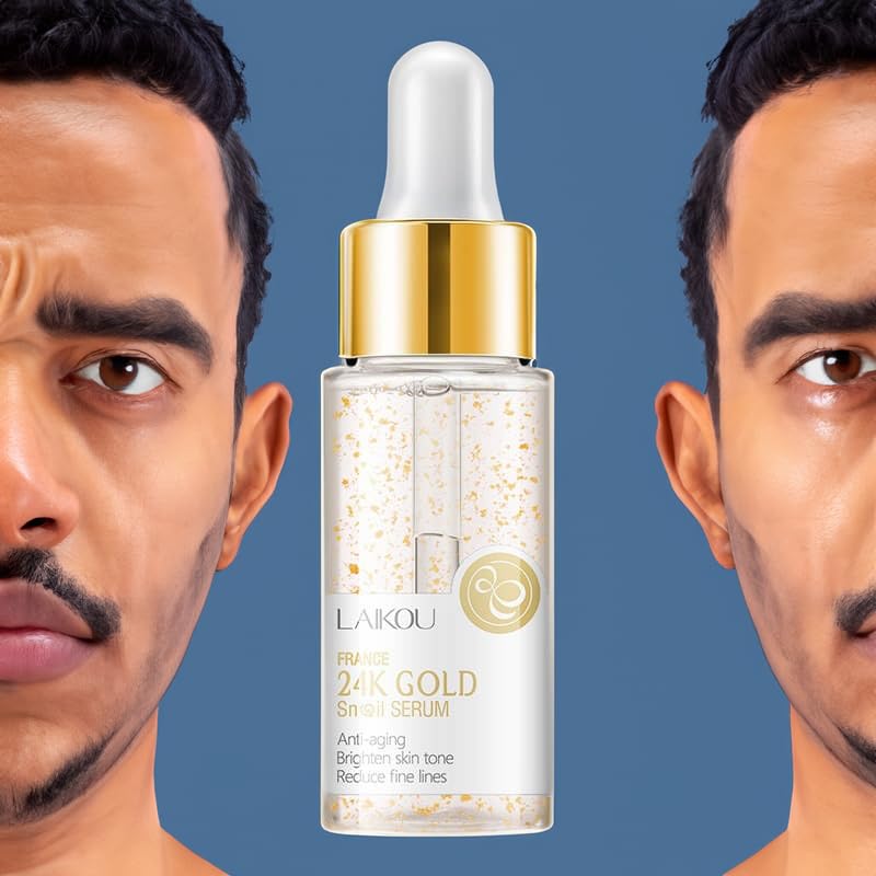 Miniatura 4 de EKHAYA - Suero reparador de mucina de caracol suero hidratante de esencia de mucina de caracol con vitamina C para rejuvenecimiento de la piel,