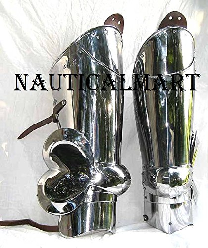 NauticalMart Medieval Knight Leg Knee Armor Poleyn Cuisse