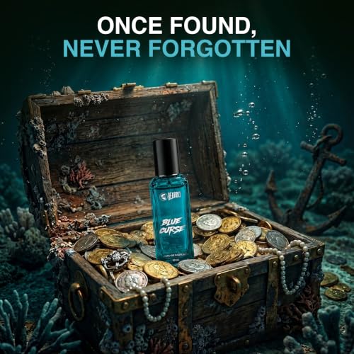 Image of BEARDO Blue Curse Perfume for Men,20ml | Long Lasting Fragrance | Eau De Parfum for Man | Bold & Irresistible Fragrance | Premium Perfume | Perfume for Man | Gift for Men | Gift for boyfriend