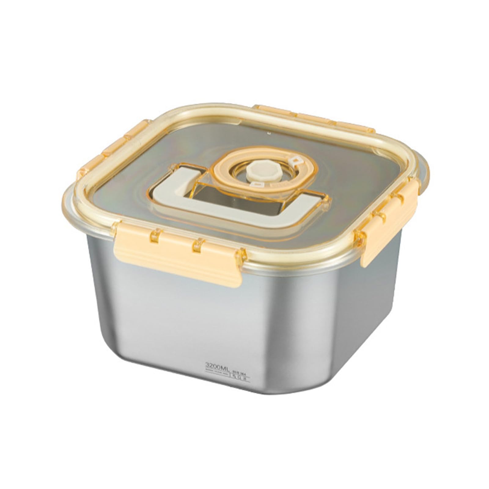 MALSSE Lunch or Snacks Food Container Stainless Steel Meal Preparation Container with Large Capacity for Outdoors Large Capacity Food