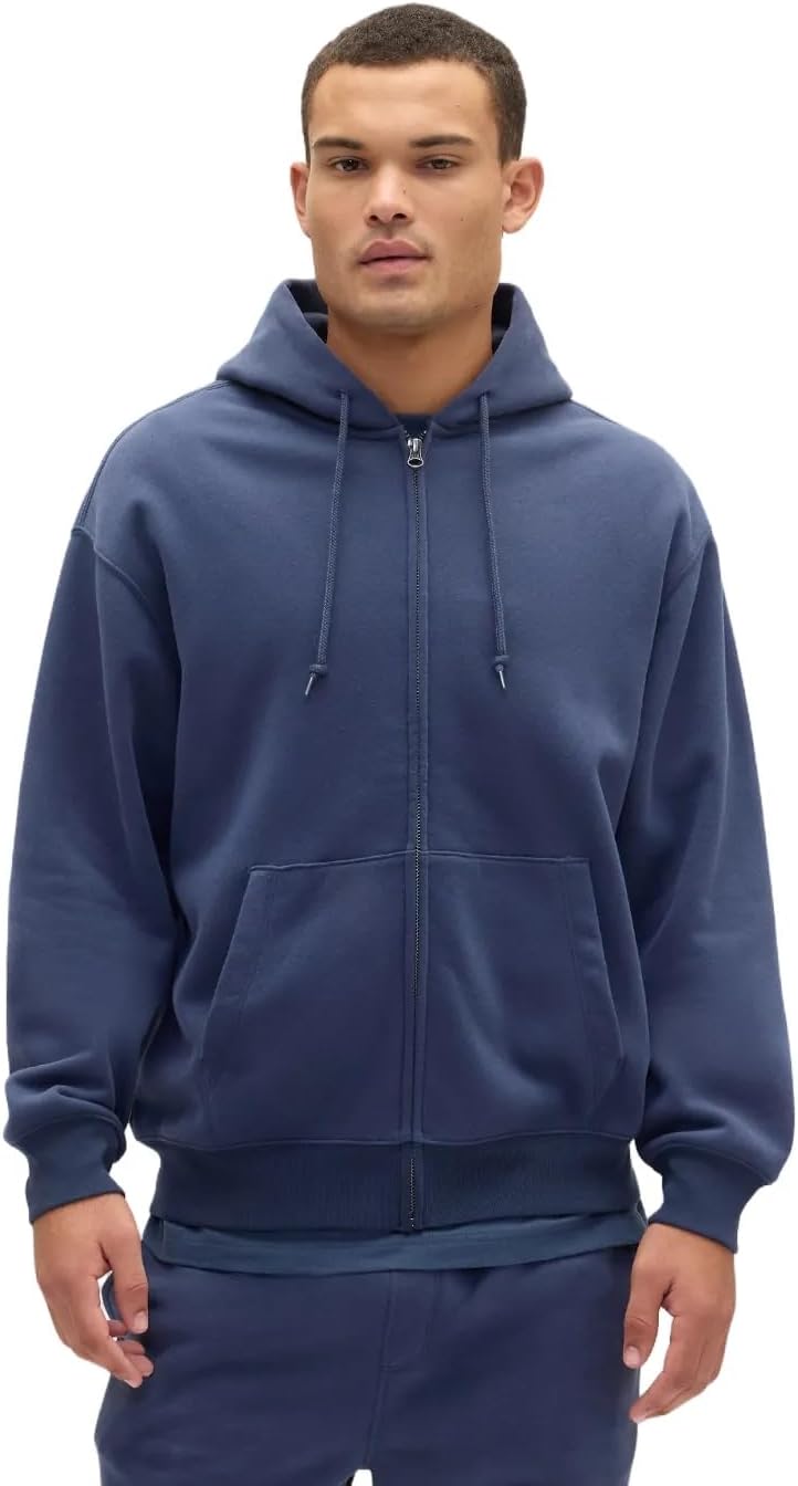 GAP mens Vintage Soft Full Zip Hoodie