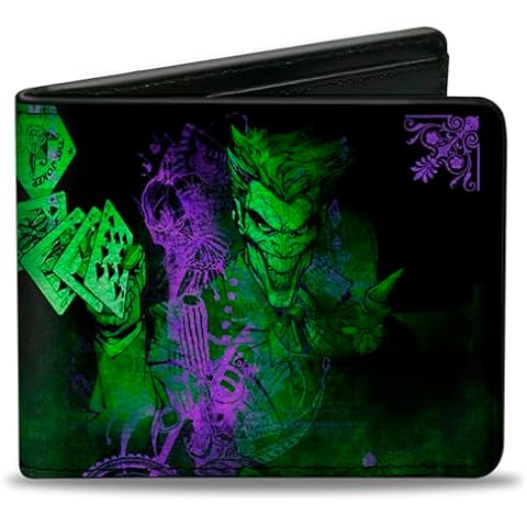 Buckle-Down Multicolour Joker Men's Wallet Cover