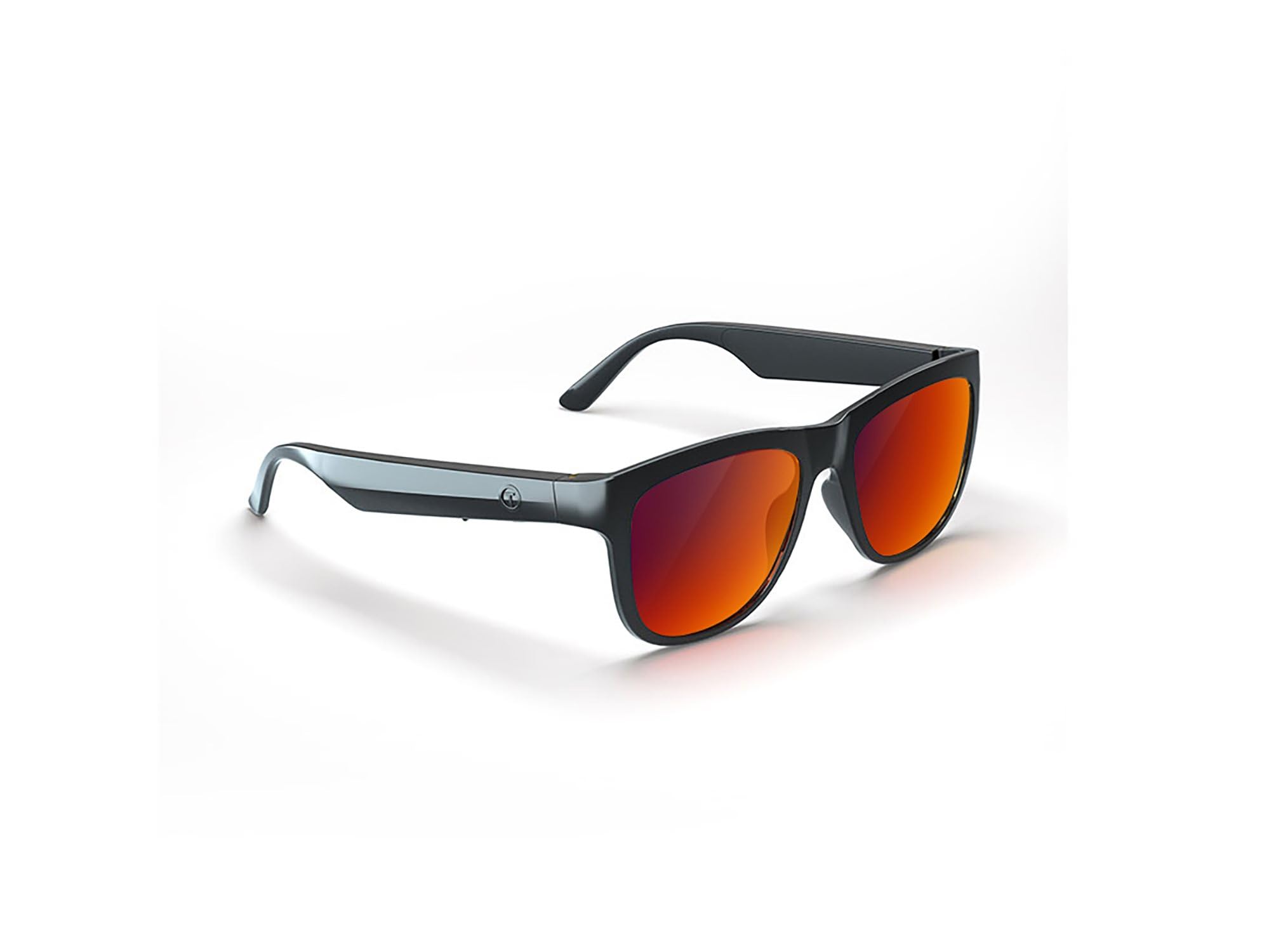 Caliber Soundglasses okulary przeciwsłoneczne Bluetooth - głośniki z otwartymi uszami - soczewki polaryzacyjne - krystalicznie czysty dźwięk - lekka konstrukcja - czerwone, czerwony, 14.6 x 14.6 x