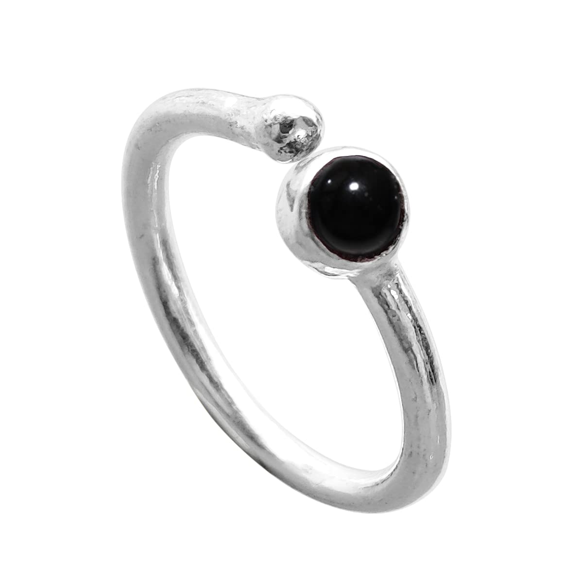 Shubhanjali Black Onyx Adjustable Stylish Small Ring for Women Men Jewellery | Crystals Single Stone Finger Rings for Couple Engagement Birthday Gifts for Women Girls | Gemstone Healing Crystal Ring (B0B2PZGKHJ) Amazon Price History, Amazon Price Tracker