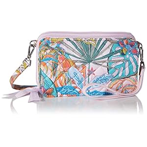 Vera Bradley Women’s Cotton All in One Crossbody Purse with RFID Protection
