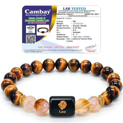 Fensio Leo Zodiac Crystal Bracelet - Image 2