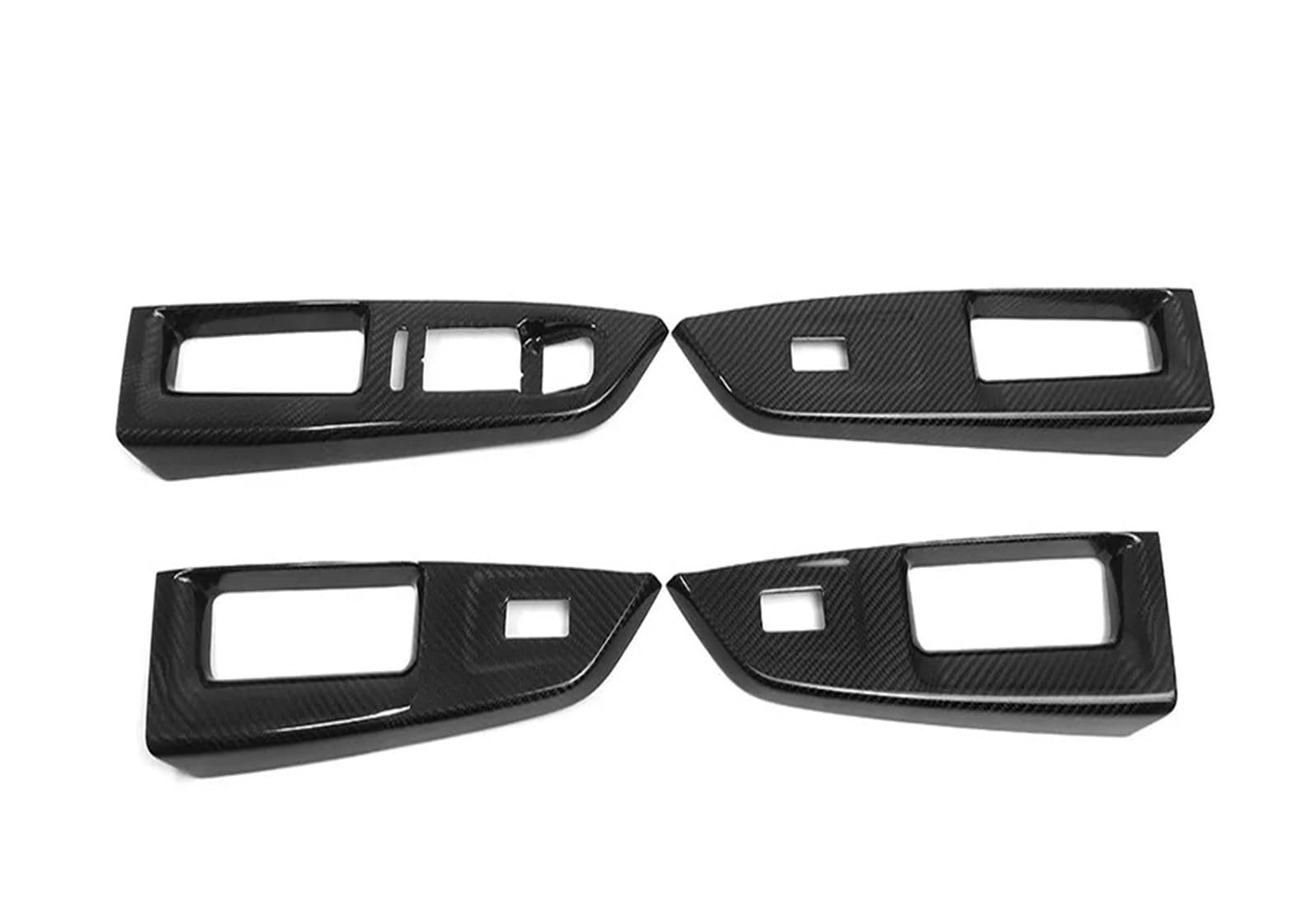 Interior Trim for VW for Golf 8 MK8 for GTE for GTI for GTD R for LINE 2020-2024 LHD Car Interior Center Console Dashboard Panel Cover Trim Cover Trim Sticker(Window Lift Panel)