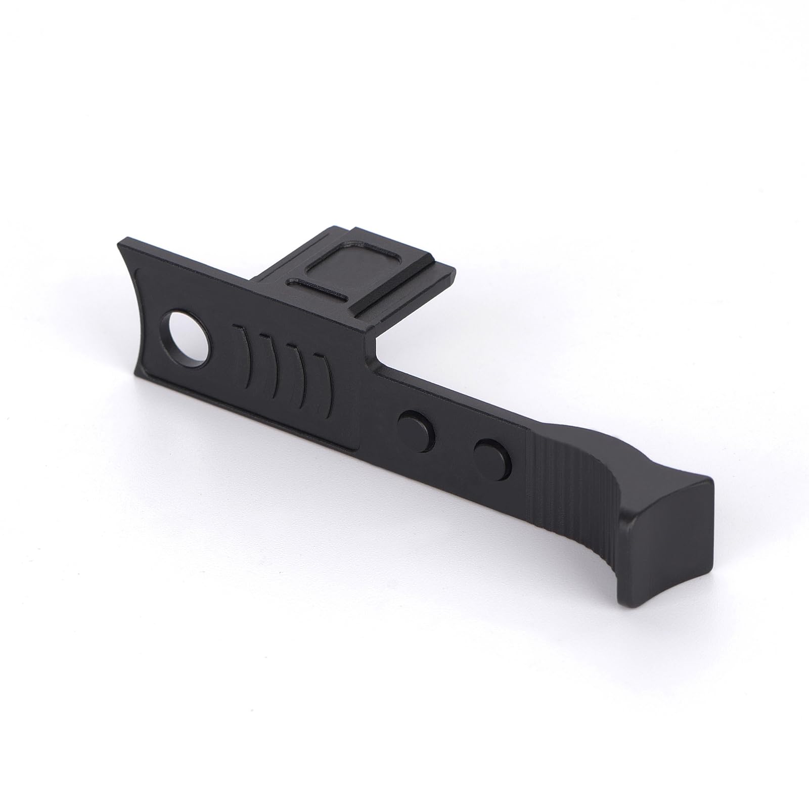 Poignée de pouce en métal pour Leica Q3 Q2, repose-pouce vers le haut avec capuchon de protection pour appareil photo Leica Q3/Q2, meilleur équilibre et prise en main sûre confortable (noir)