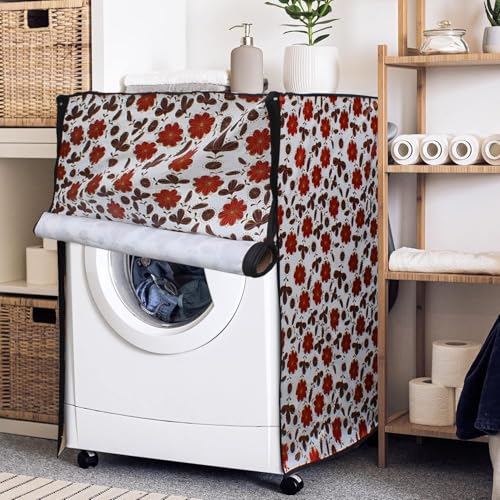 Image of Lithara Waterproof Front Load Washing Machine Cover For 6 kg, 6.2 Kg, 6.5 Kg, 7 Kg (Design 20)