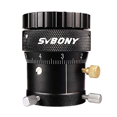 SVBONY 1.25 inches Double Helical Focuser High Precision for Telescope Finder Guidescope with Brass Compression Ring (M42x0.75)