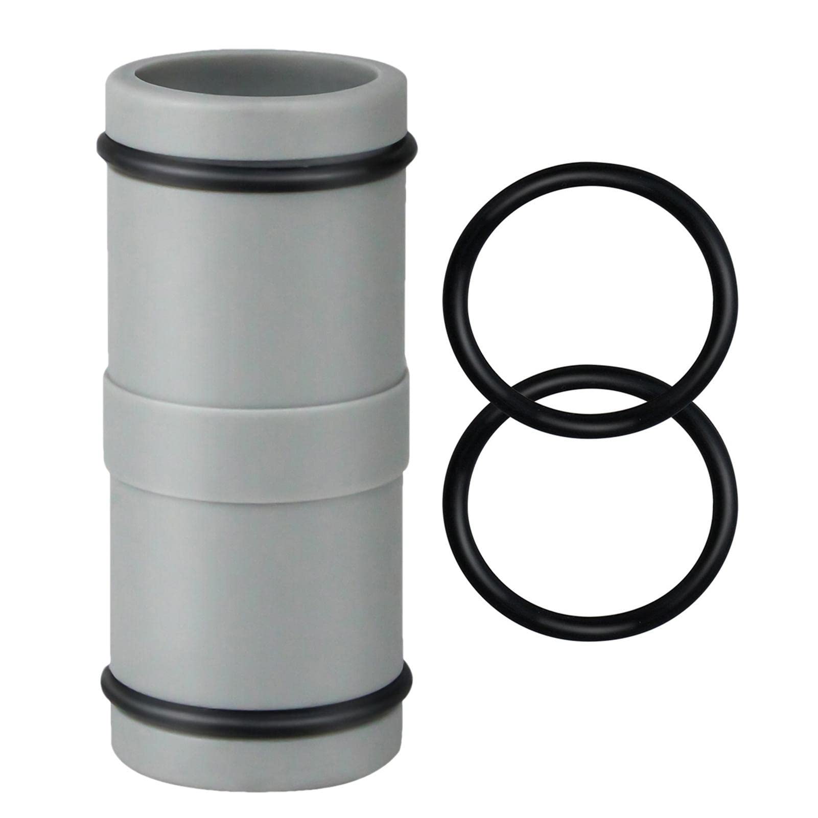Fulenyi Swimming Pool Hose Connector for 1.25 Inches/32mm Hose, Pool Accessory, Grey, 1 Pack