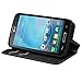 MyBat MyJacket Wallet Case with Tray for LG Optimus L90 - Retail Packaging - Black