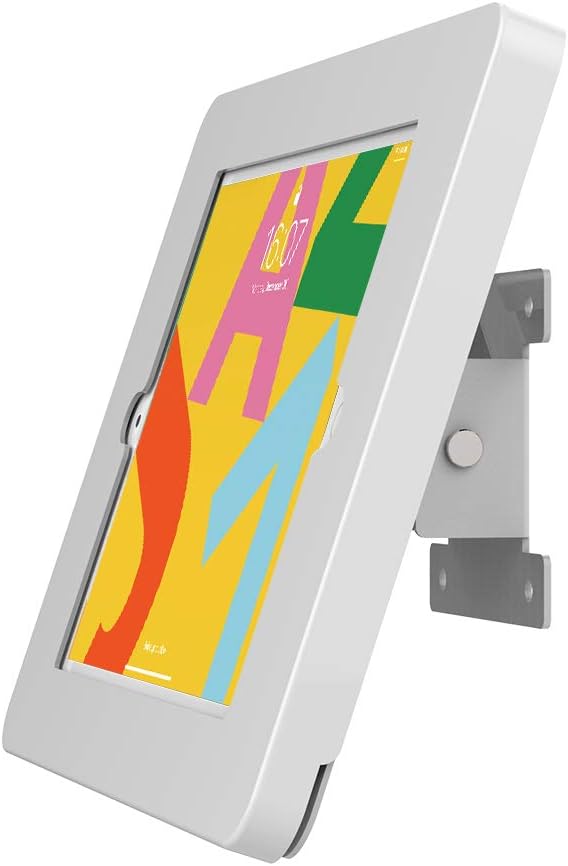 Tablet Wall Mount Compatible with 10.2 inch iPad 7 8 9 Gen, Lockable Secure Wall Mount