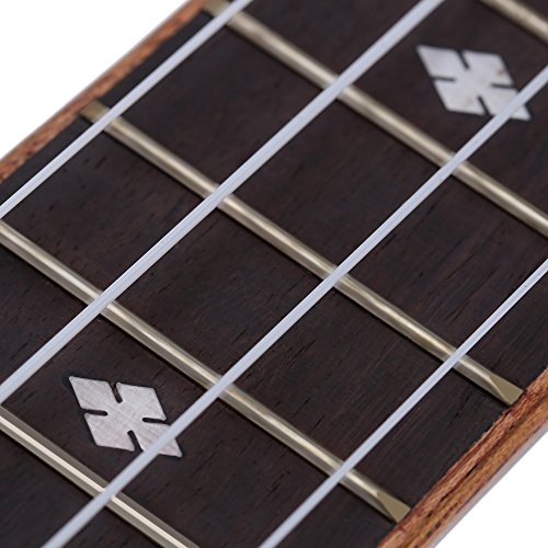 Btuty 21 pouces Ukulélé 4 Cordes Soprano Spruce Ukulele Ultrathin Spécial Couleur Noir - Les Beatles, Paul McCartney, John Lennon, RIngo Starr, George Harrison Btuty 21 pouces Ukulélé 4 Cordes Soprano Spruce Ukulele Ultrathin Spécial Couleur Noir – Image 6
