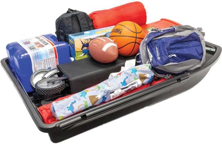 Rooftop Cargo Carrier for Car Storage Large Roof Rack Weatherproof Cargo Carrier | Made in USA |18 Cubic Ft 110 Lb Capacity | Promaxx