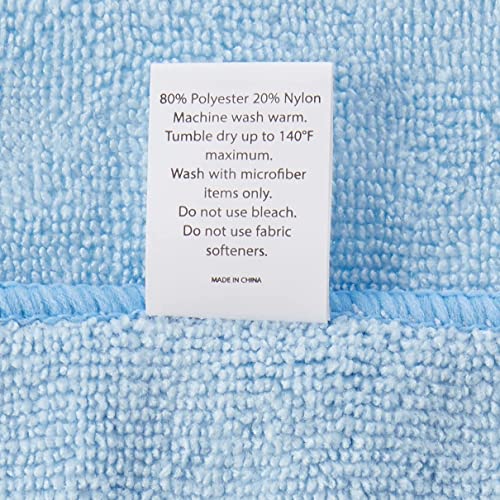 Zwipes Professional Premium Microfiber Cleaning Cloth Towel Case, 16X16 Inch, 48-Pack, Blue #TOP4