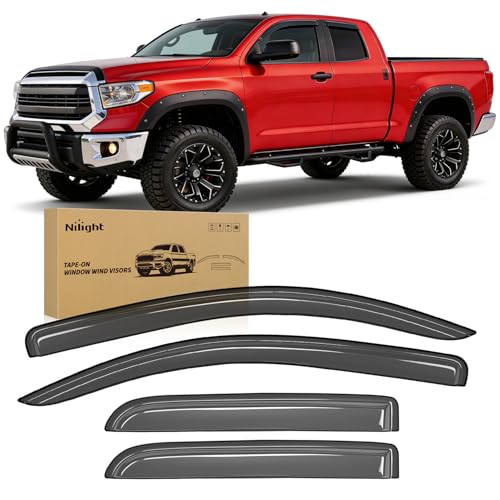 Nilight Window Visors for Toyota Tundra Double Cab 2007-2021 by Nilight - Used condition - US$31.07