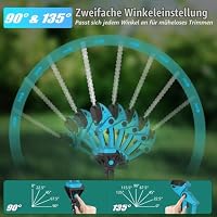 Heckenschere und Motorsäge Akku Teleskop Combo, Mini Kettensäge Elektrisch – Ansicht 5